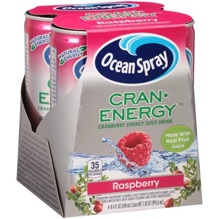 Energy Juice Drink, Cranberry Raspberry