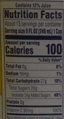 Juice Drink, Cranberry Pineapple thumbnail