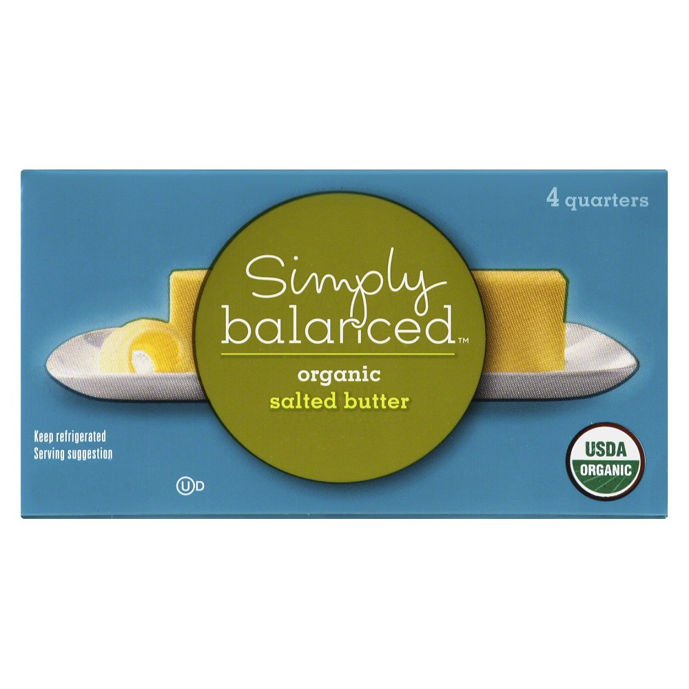 Organic Salted Butter - 1lb - Simply Balanced Image