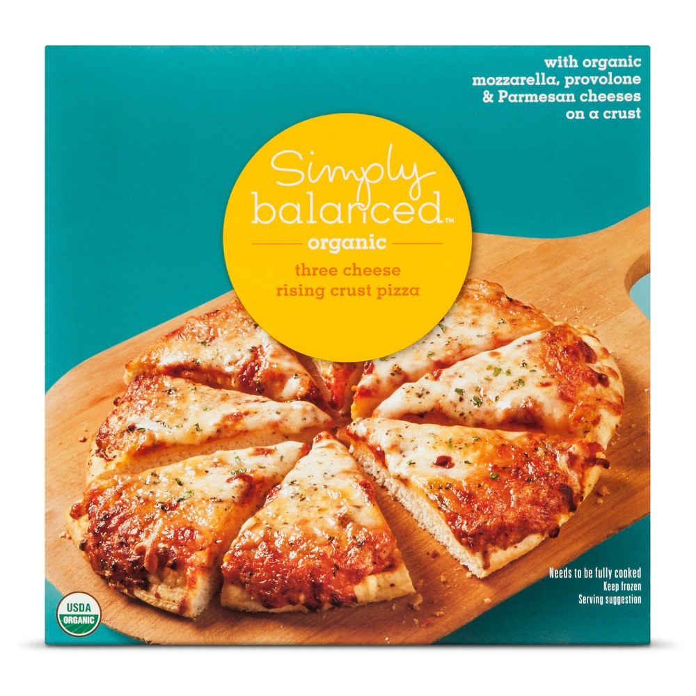 ORGANIC THREE CHEESE RISING CRUST PIZZA