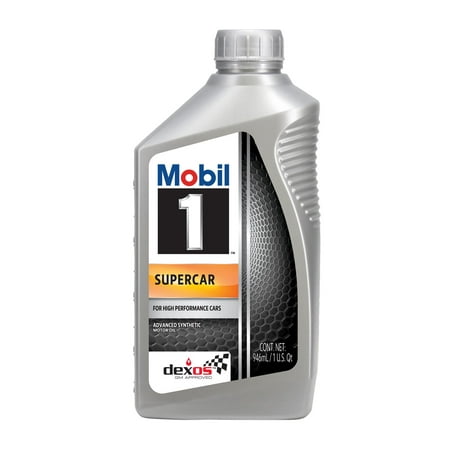 Mobil 1 Supercar Full Synthetic Motor Oil  5W-50  Dexos R  1 Qt