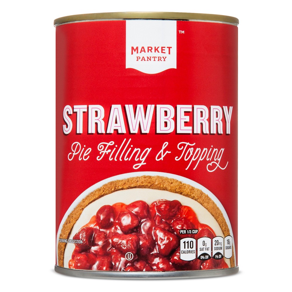 Strawberry Pie Filling - 21oz - Market Pantry Image