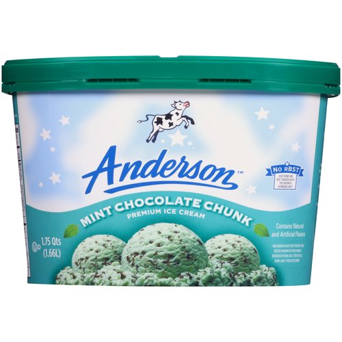 PREMIUM ICE CREAM, MINT CHOCOLATE CHUNK