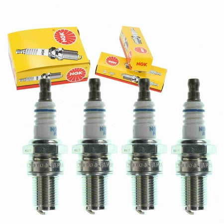 4 Pc NGK 3252 Standard Spark Plugs for 09482-00472 4159 8600008 94702-00357 94709-00357 98079-59875 AP8600008 W27EMRC Ignition Wire Secondary