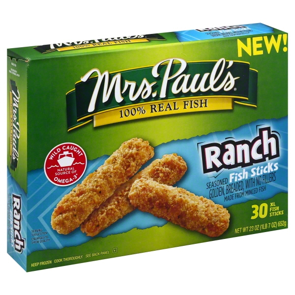 SEASONED FISH STICKS, RANCH