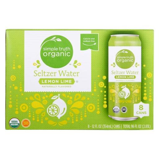 Lemon Lime Flavored Seltzer Water