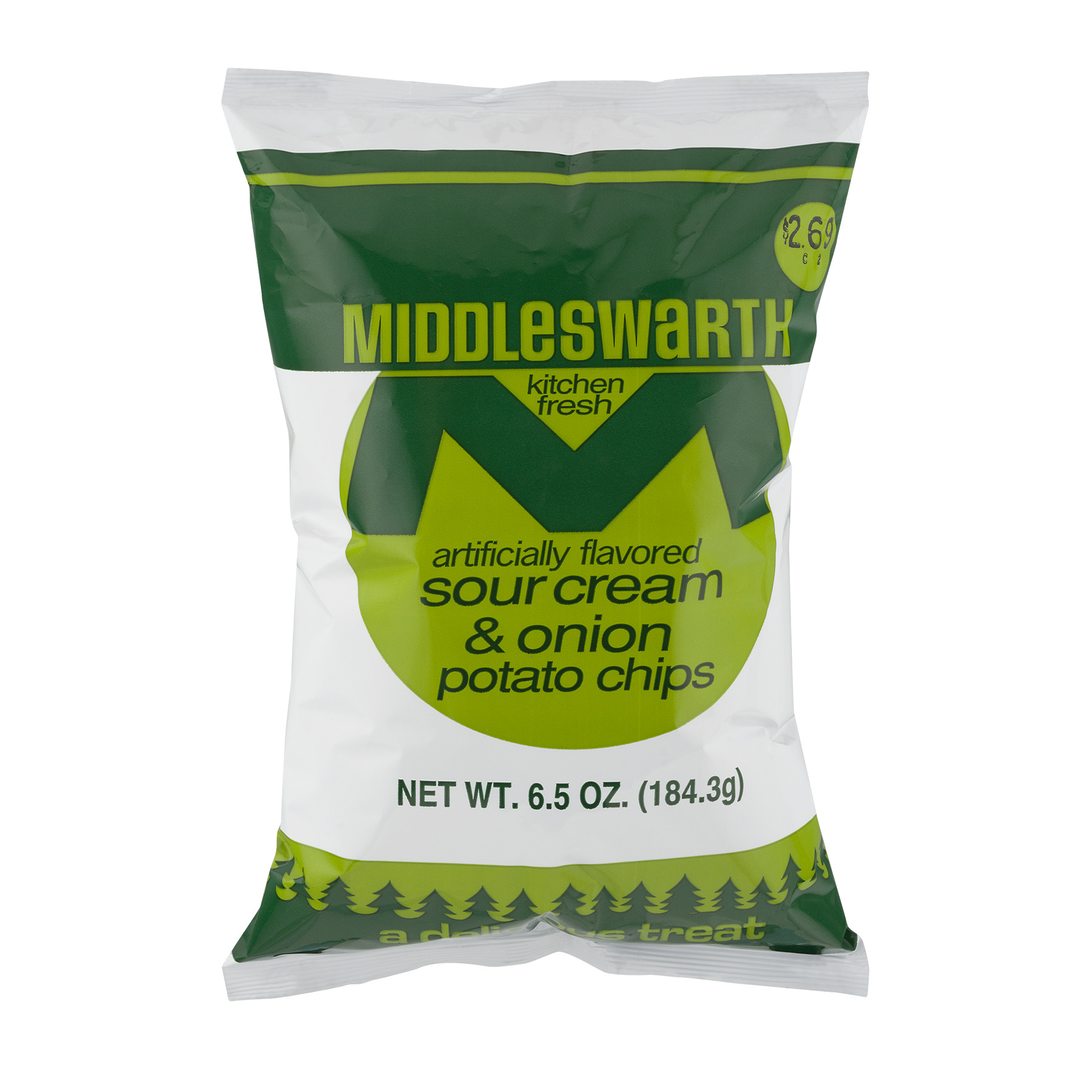 Middleswarth, Potato Chips, Sour Cream & Onion