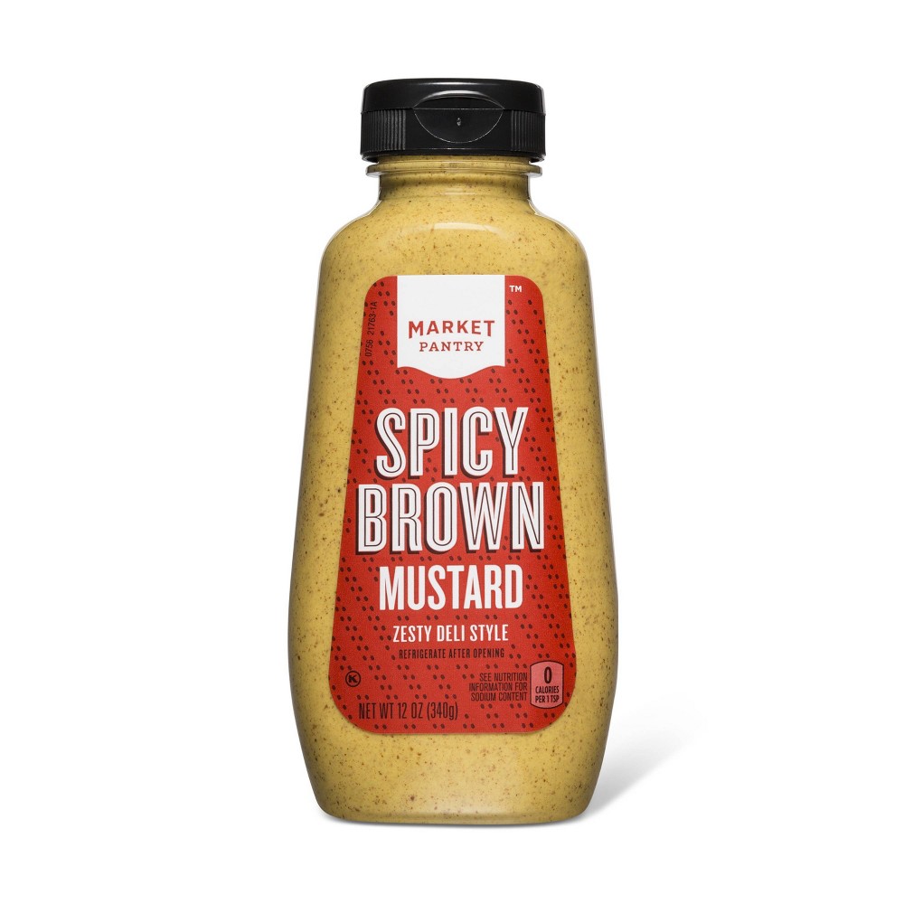Spicy Brown Mustard - 12oz - Market Pantry™ Image
