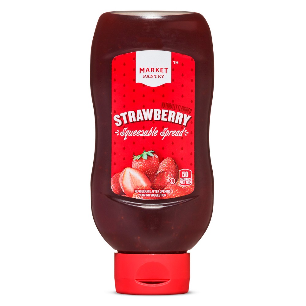 Strawberry Spread Squeeze Bottle - 20oz - Market Pantry Image