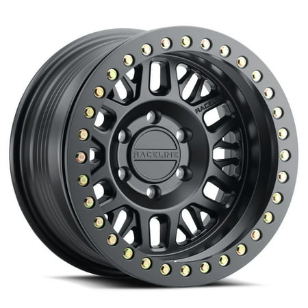17x9 Raceline RT951B Ryno BEADLOCK Satin Black Wheel 8x170 (-38mm)