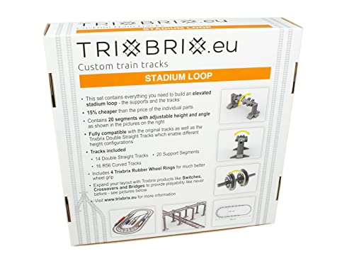 Trixbrix Stadium Loop Compatible with Lego Train 60197 60198 10277 60205 60238… thumbnail