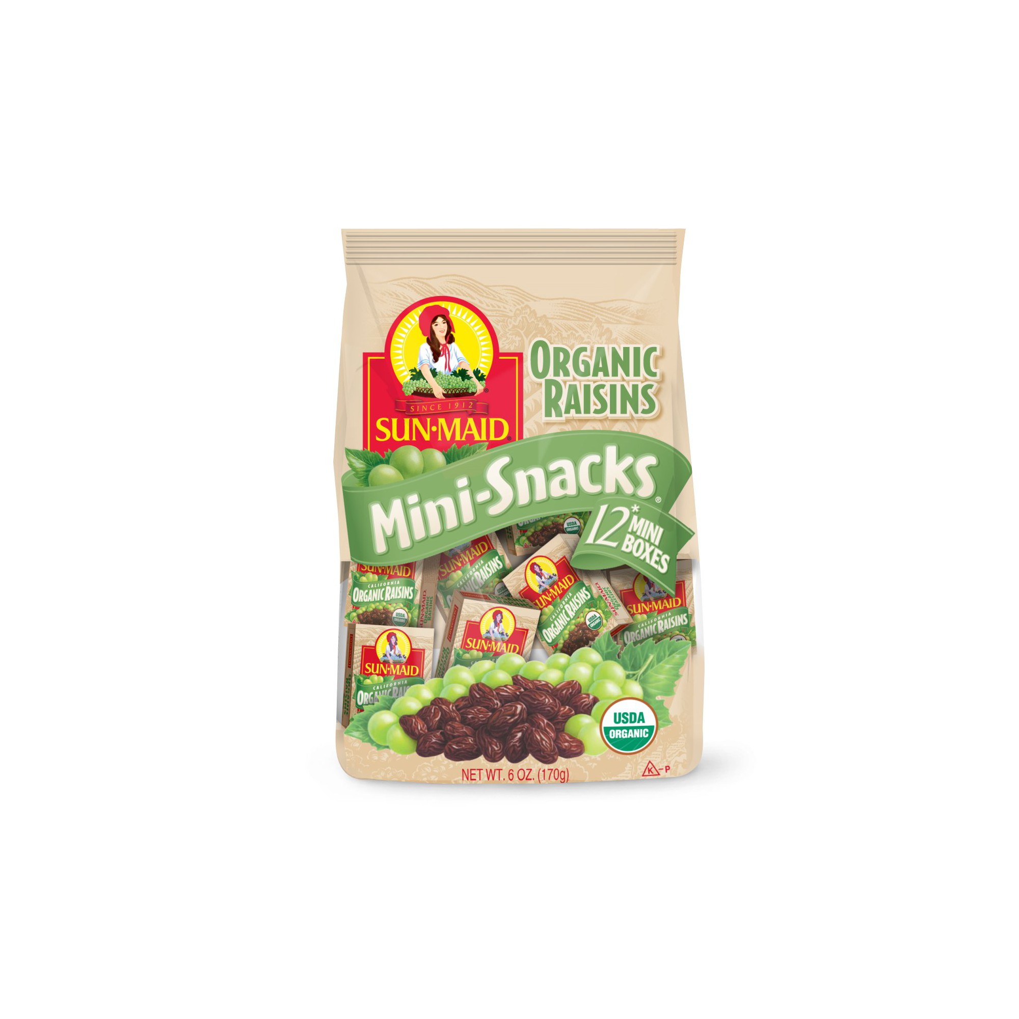 Sun-Maid, Raisin Mini-Snacks, 12 Boxes, 0.5 Oz Each 0.5 Oz thumbnail