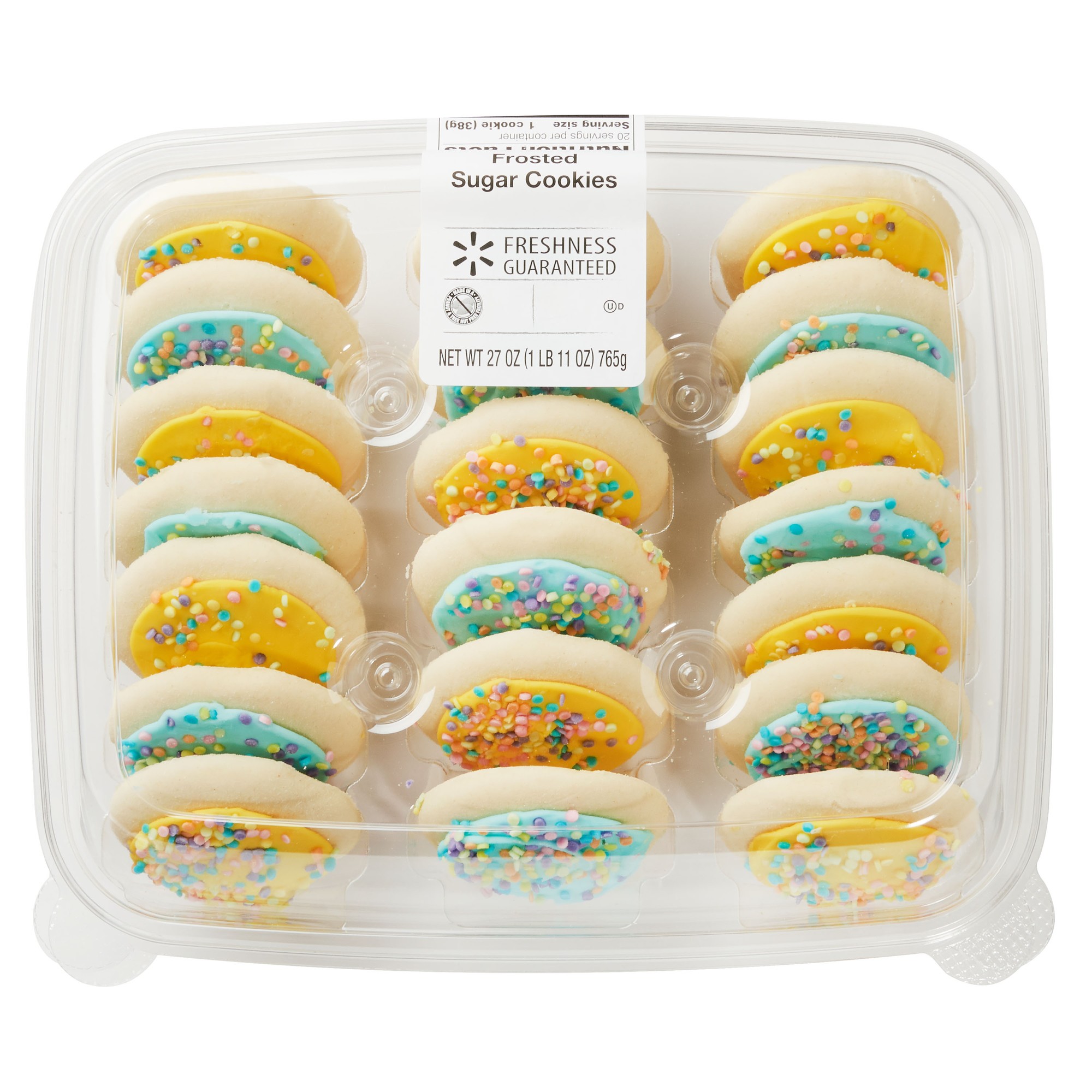 Freshness Guaranteed Frosted Sugar Cookies, 27 Oz, 20 Count Image