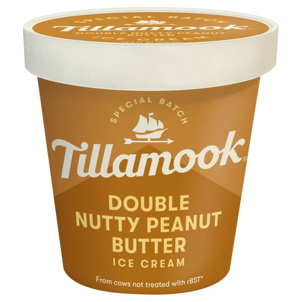 Tillamook, Extra Creamy Ice Cream, Double Peanut Butter