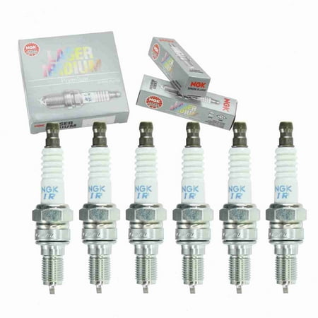 6 Pc NGK 4888 Laser Iridium Spark Plugs for 31912-MCW-003 5631 VNH27Z Ignition Wire Secondary