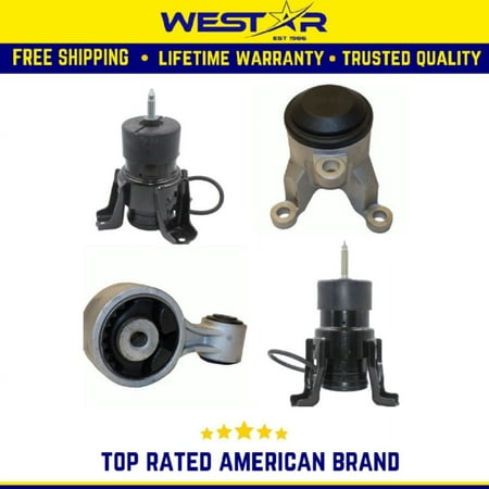 Motor & Torque Strut Mount 4PCS Set Compatible for 07-12 Nissan Altima/ 09-14 Maxima 3.5L Replaces 9808 9622 9807 9545