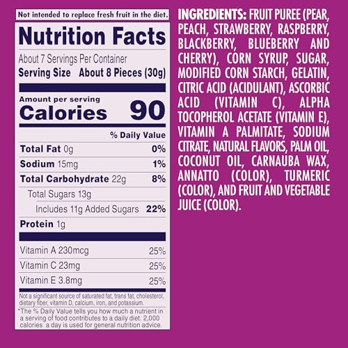 Welch S Juicefuls Juicy Fruit Snacks  Berry Blast  Fruit Gushers  Gluten Free  Sharing Size Bags  7 Oz (Pack of 1) thumbnail
