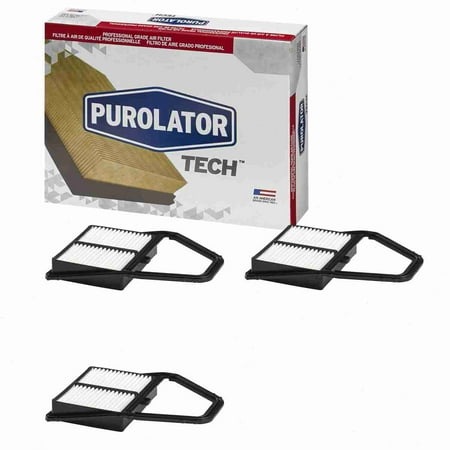 3 Pc Purolator TECH TA35397 Air Filters for 042-1628 143-2035 22564 2564 32564 33-2192 42564 61942564 62564 87564 93564 A2934C A5397 A7990 AE8911 AF11