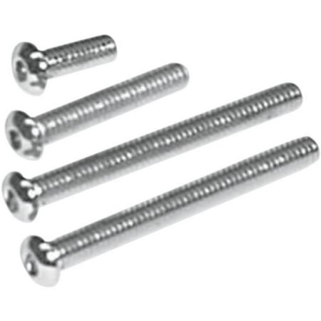 Colony 8775-4 Dash Screw Kit - Button Head Style - Chrome