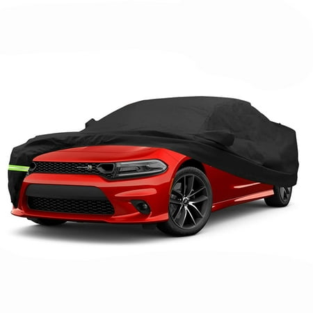 YIXIN Waterproof Car Cover for 2006-2021 Dodge Charger SE SXT R/T Daytona SRT Hellcat Car Cover 190T Covers Custom Fit 100% Waterproof Windproof Strap