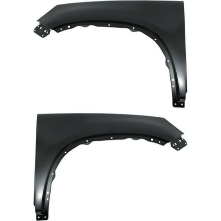 Fender Set for VW 09-17 Tiguan 17-18 Tiguan Limited Front Primed Steel Pair Fits Select: 2017 VOLKSWAGEN TIGUAN S/LIMITED  2014-2016 VOLKSWAGEN TIGUAN
