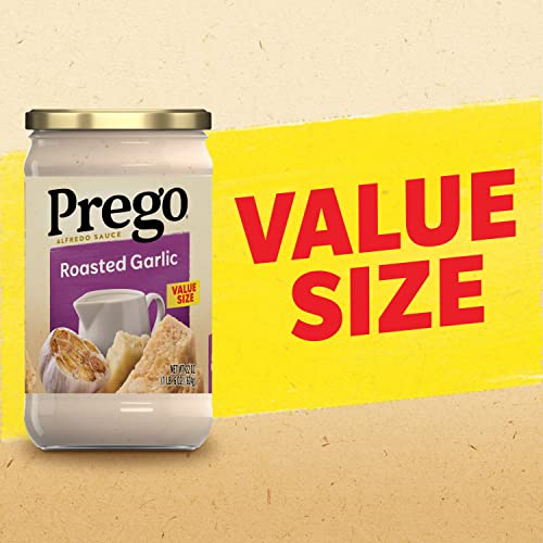 Prego Alfredo Sauce with Roasted Garlic, 22 Oz Jar thumbnail