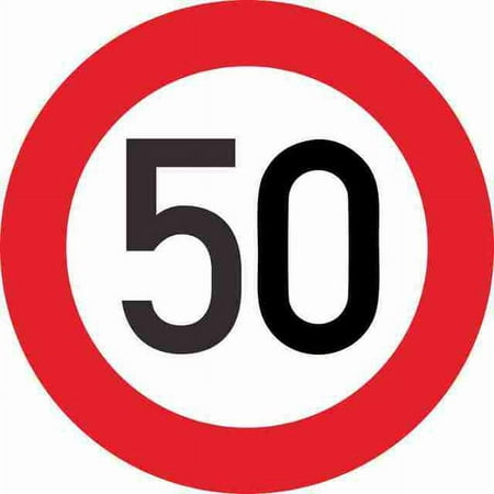 QWZNDZGR High Quality Fashion Car Sticke Decalr Speed Limit 10 20 30 40 50 60 70 80 90 Km/h for Various Car Decoration