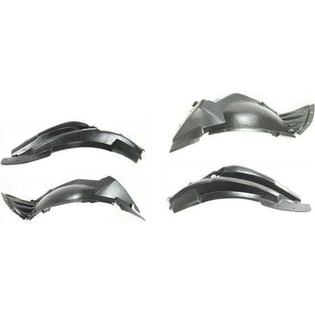 Splash Shield for 09-17 Chevrolet Traverse Sport Utility Front Left & Right Side Fits Select: 2009-2017 CHEVROLET TRAVERSE LT