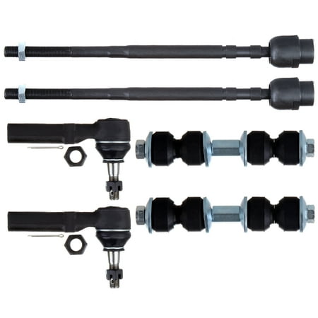 AUTOMUTO Replacement Parts Front Inner Outer Tie Rod Ends Stabilizer Sway Bar Links Fit for 2000 01 02 03 04 05 06 07 08 09 10 11 12 13 for Buick for 