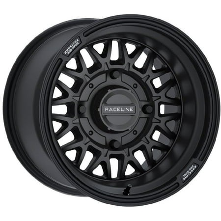 Raceline Omega 15x10 Wide ATV/UTV Wheel - Satin Black (4/137) +0mm