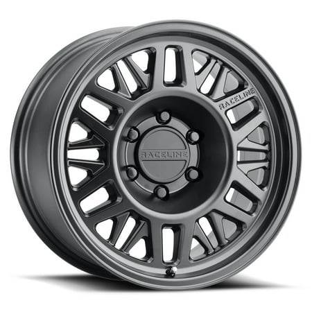 Raceline 451B-RYNO 17  Cast Aluminum Wheel  RYNO TR SATIN BLACK 17X8.5 6X135 0mm