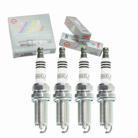 4 Pc NGK 6858 Laser Iridium Spark Plugs for 1UXP-18-110 3473 4705 BY483-DFH6B FK20HBR11 IKBH20TT Ignition Wire Secondary Fits Select: 2006-2017 LEXUS 