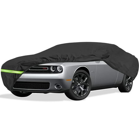 YIDEXIN Waterproof Car Covers for 2008-2019 Dodge Challenger Car Cover 210D Covers (R/T  SRT  T/a  SXT  Hellcat) Customer Fit 100% Waterproof Windproo