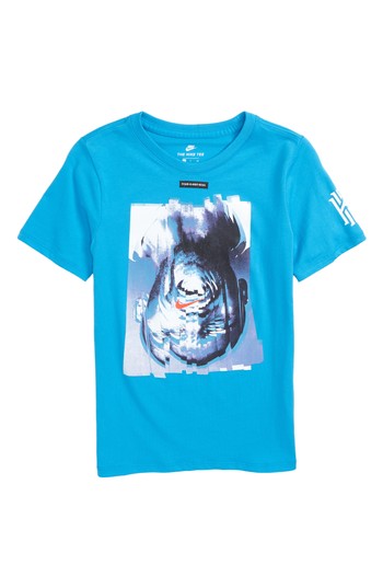 Boy's Nike Kyrie Graphic T-Shirt, Size M (10-12) - Blue