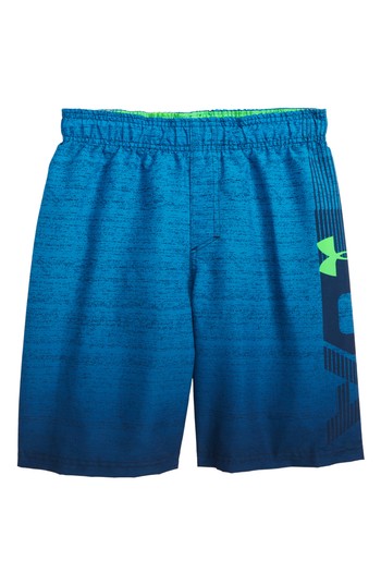 Under Armour Printed Dipper Volley Swim Trunks, Big Boys