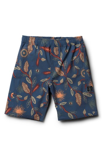 Boy's Volcom Broha Volley Shorts, Size XL (18-20) - Blue
