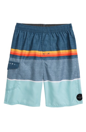 Boy's Rip Curl Rapture Volley Shorts, Size XL (20) - Blue