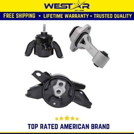Motor & Torque Strut & Trans Mount Compatible for 11-16 Hyundai Elantra 1.8L Compatible for Auto Trans Replaces 9797 9761 9758