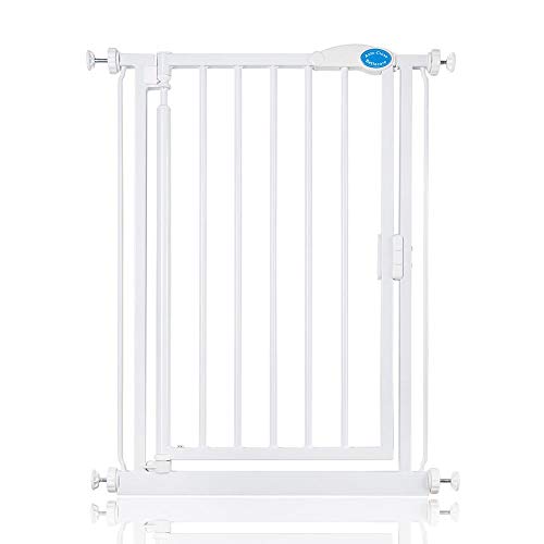 Bettacare Auto Close Pet Gate, 61Cm - 66.5Cm, White, Extra Narrow, Narrow Pressure Fit Stair Gate for Dog & Puppy, White thumbnail