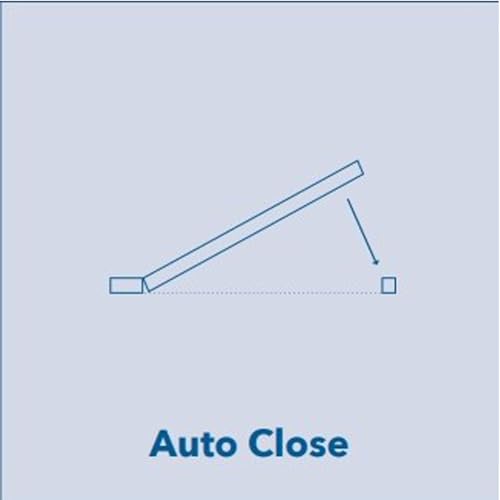 Bettacare Auto Close Pet Gate, 61Cm - 66.5Cm, White, Extra Narrow, Narrow Pressure Fit Stair Gate for Dog & Puppy, White thumbnail
