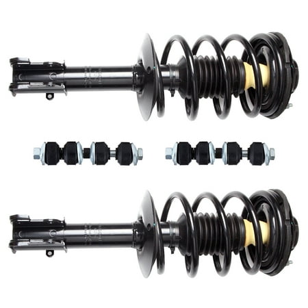 CCIYU Complete Suspension Kit Fits 01 02 03 04 05 06 07 08 09 10 PT Cruiser Includes Strut Spring Assembly  Stabilizer Bar Link Kit Fits Select: 2005-