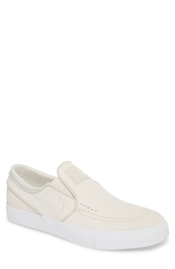 Men's Nike Zoom Stefan Janoski Slip-on, Size 10 M - White