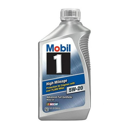 Mobil 1 5W-20 High Mileage Oil - 1 Qt