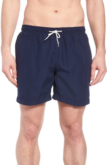 Men's Trunks Surf & Swim 'San O' Volley Swim Shorts, Size Medium - Blue