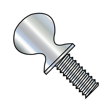 10-24X5/8 Thumb Screw with Shoulder Full Thread Zinc (Pack Qty 1 000) BC-1010TS