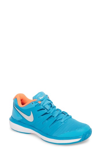 Women's Nike Air Zoom Prestige Tennis Shoe, Size 10 M - Blue