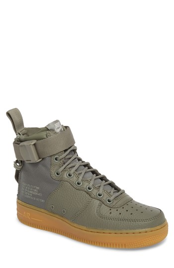Women's Nike Sf Air Force 1 Mid Sneaker, Size 10 M - Grey