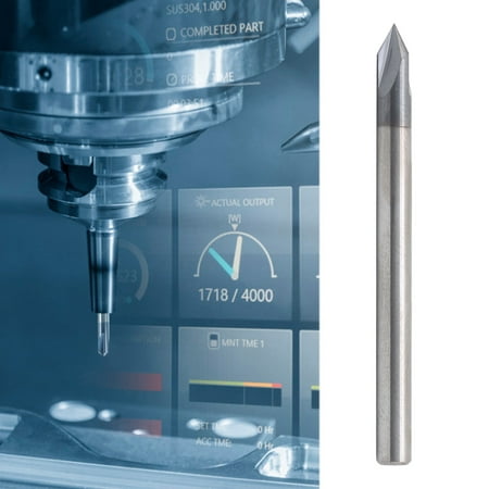 60 Milling Cutter Bit  Chamfer End Mill Simple to Operate Professional Durable for Industrial Supplies