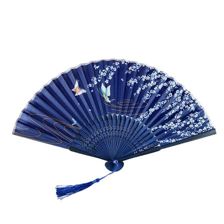 FNGZ Paper Fans Set Clearance Promo Folding Fans Handheld Fans Bamboo Fans Women S Hollowed Bamboo Hand Holding Fan