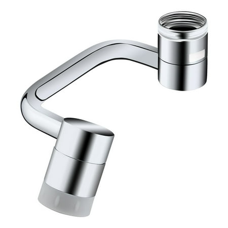 FNGZ Faucets Clearance Promo Rotating Faucet Extender Universal Large Angle Swivel Faucet Sink Face Wash Attachment with 2 Sprayer Modes Splash Bathro